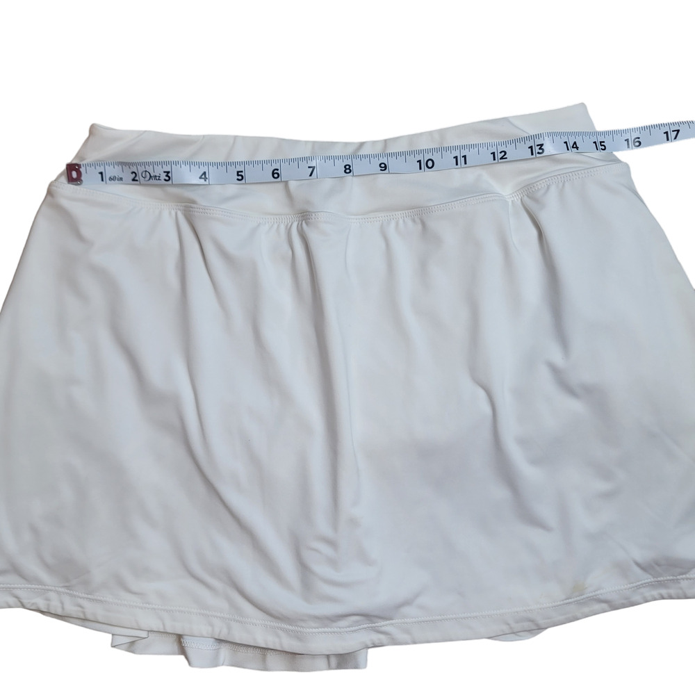 Tuckernuck White and Savannah Tiger Ruffle Skort Women's Size M - Picture 8 of 12